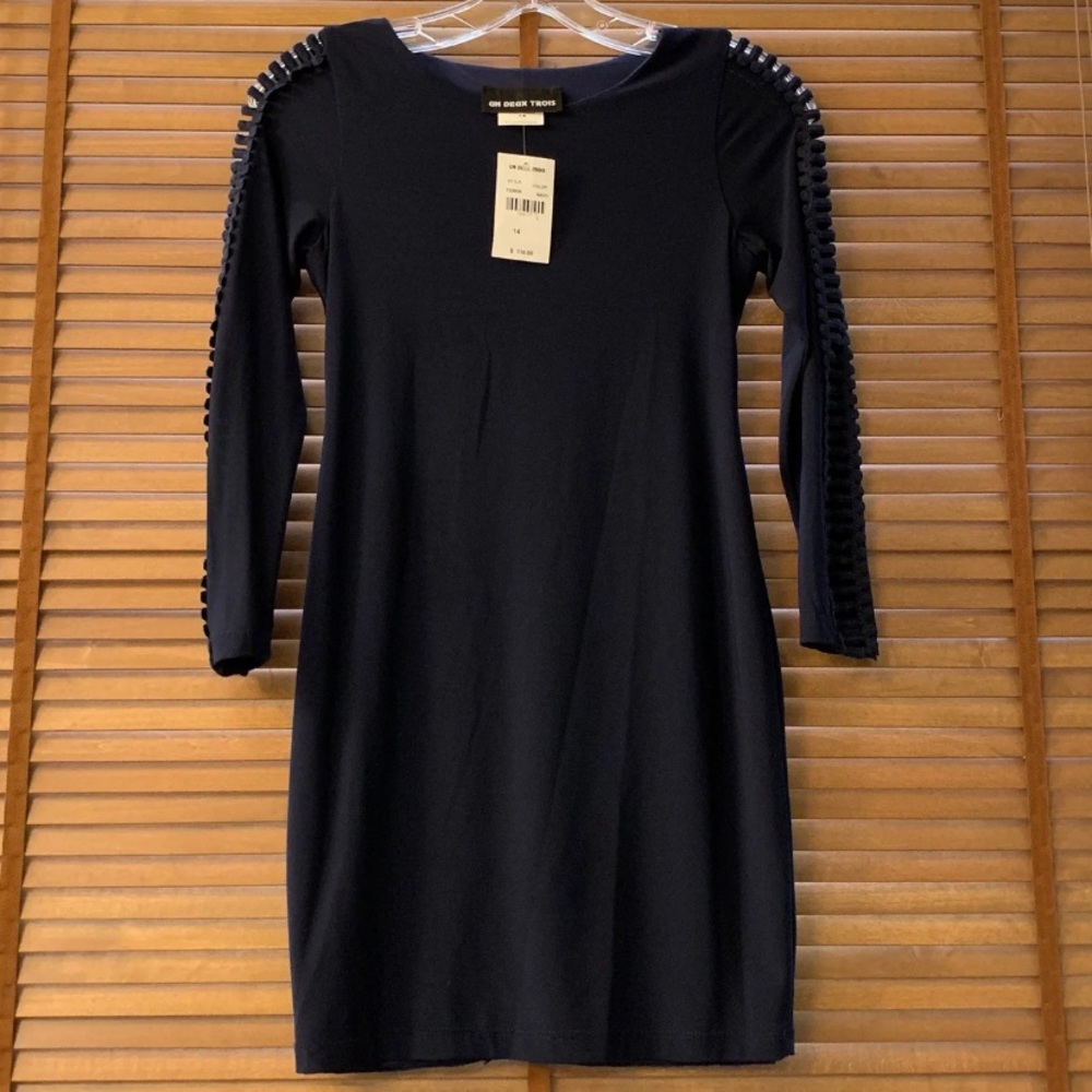 Girls Navy Blue Dress